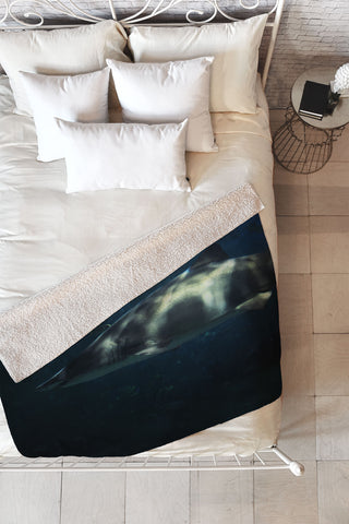 Chelsea Victoria Jaws Fleece Throw Blanket