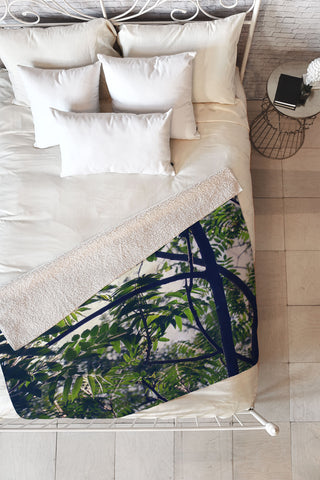Chelsea Victoria Jungle Love Fleece Throw Blanket