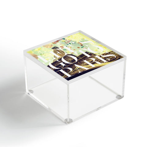 Chelsea Victoria lets go to paris Acrylic Box