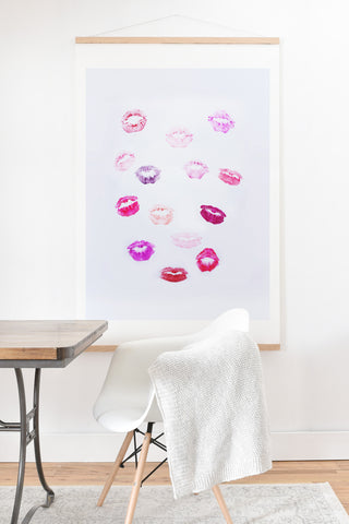 Chelsea Victoria Lip Service Art Print And Hanger