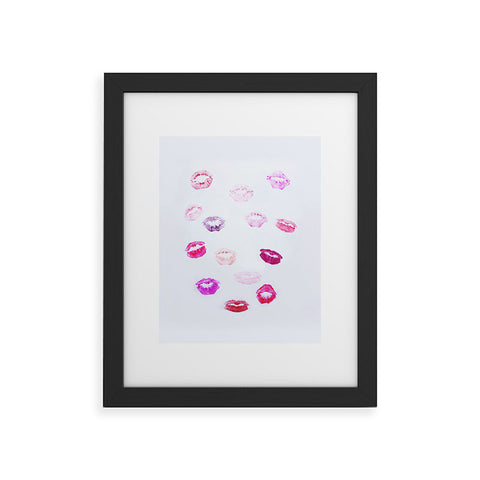 Chelsea Victoria Lip Service Framed Art Print