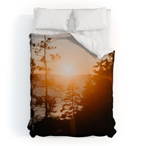 Chelsea Victoria Maine Sunsets Duvet Cover