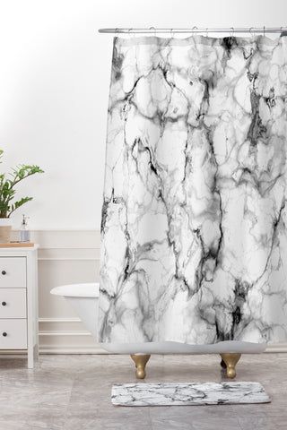 Chelsea Victoria Marble No 3 Shower Curtain And Mat