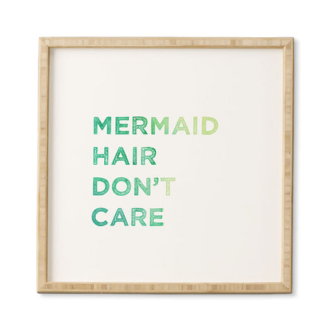 Chelsea Victoria Mermaid Hair Framed Wall Art