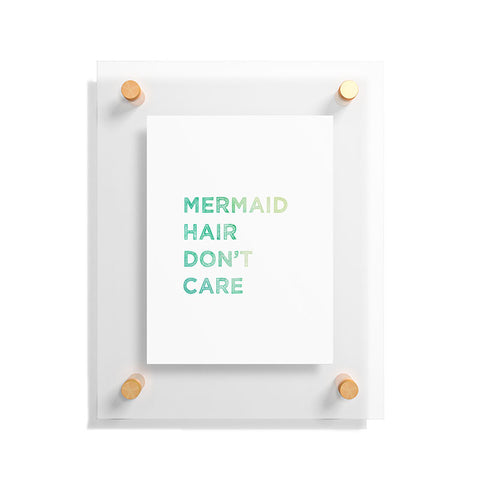 Chelsea Victoria Mermaid Hair Floating Acrylic Print