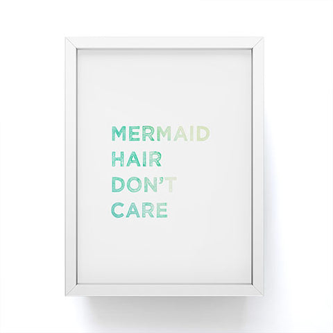 Chelsea Victoria Mermaid Hair Framed Mini Art Print