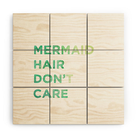 Chelsea Victoria Mermaid Hair Wood Wall Mural