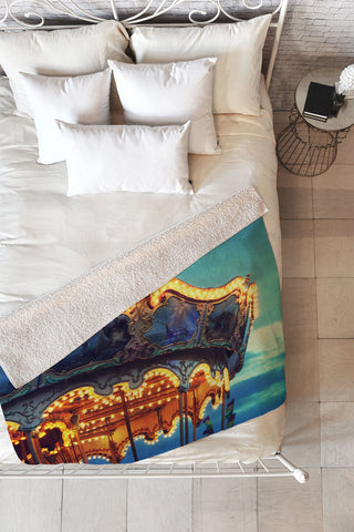 Chelsea Victoria Merry Me Fleece Throw Blanket