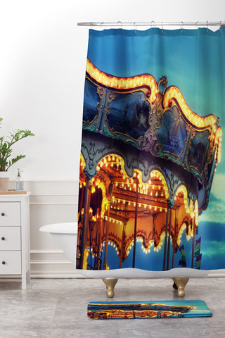Chelsea Victoria Merry Me Shower Curtain And Mat