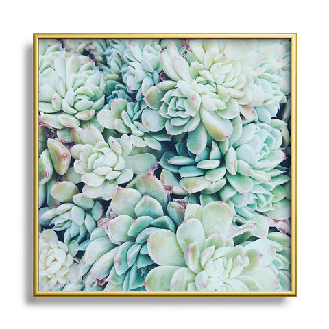 Chelsea Victoria My Desert Blue Metal Square Framed Art Print