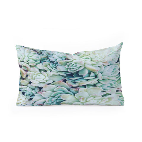 Chelsea Victoria My Desert Blue Oblong Throw Pillow