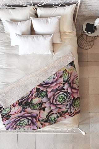 Chelsea Victoria My Desert Red Fleece Throw Blanket