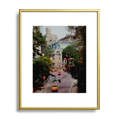Chelsea Victoria New York At Night Metal Framed Art Print