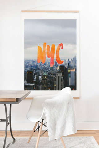 Chelsea Victoria Nyc Skyline Art Print And Hanger
