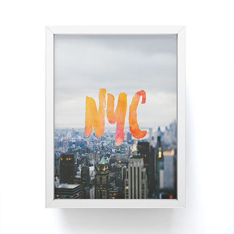 Chelsea Victoria Nyc Skyline Framed Mini Art Print
