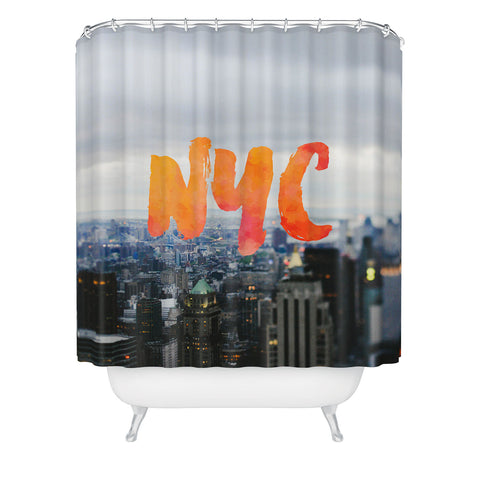 Chelsea Victoria Nyc Skyline Shower Curtain