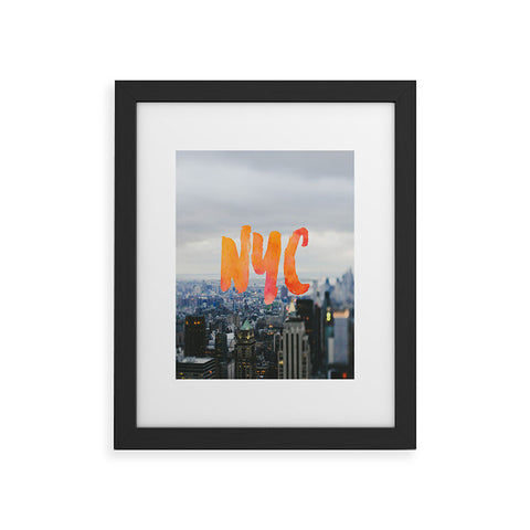 Chelsea Victoria Nyc Skyline Framed Art Print