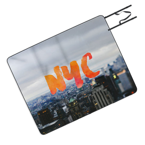Chelsea Victoria Nyc Skyline Picnic Blanket