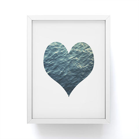 Chelsea Victoria Ocean Heart No 2 Framed Mini Art Print
