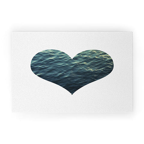 Chelsea Victoria Ocean Heart No 2 Welcome Mat