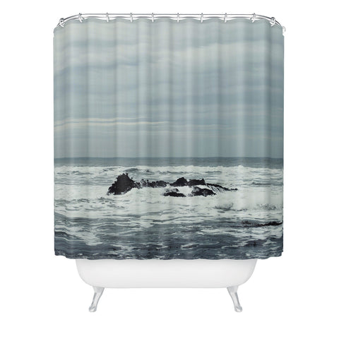 Chelsea Victoria Ocean Rock Crash Shower Curtain