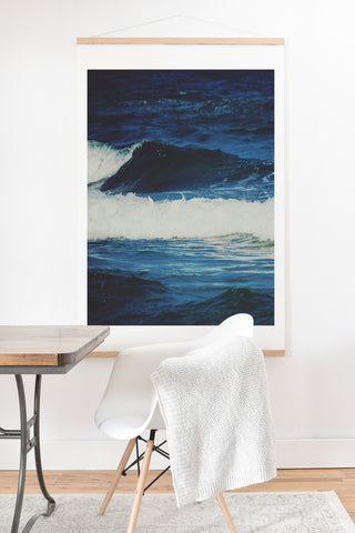 Chelsea Victoria Ocean Waves Art Print And Hanger