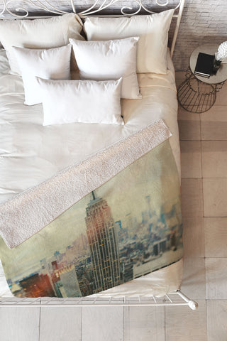 Chelsea Victoria Old New York Fleece Throw Blanket