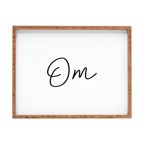 Chelsea Victoria Om Namaste Rectangular Tray