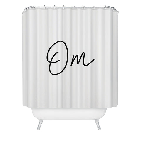 Chelsea Victoria Om Namaste Shower Curtain