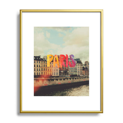Chelsea Victoria Paris For A Day Metal Framed Art Print