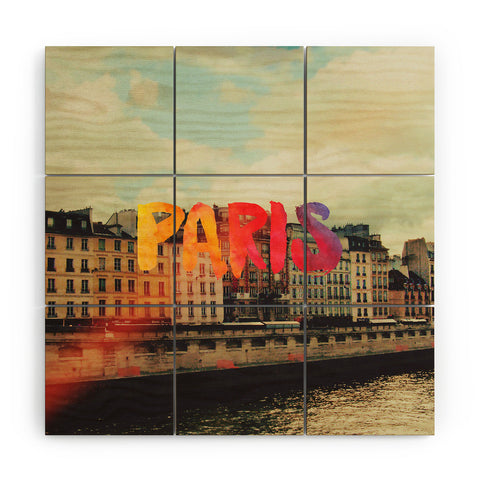 Chelsea Victoria Paris For A Day Wood Wall Mural