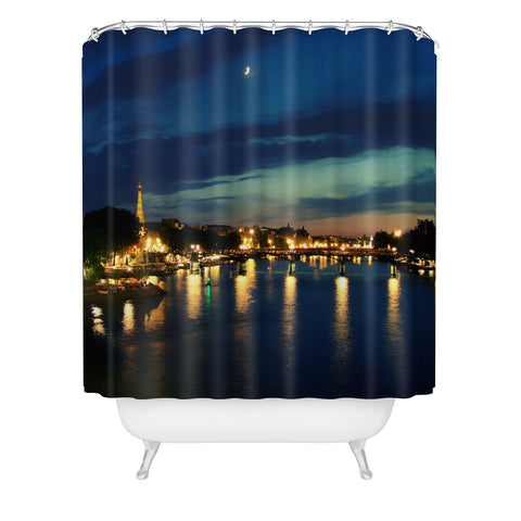Chelsea Victoria Paris I Love You Shower Curtain
