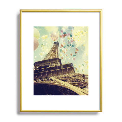 Chelsea Victoria Paris Is Flying Metal Framed Art Print