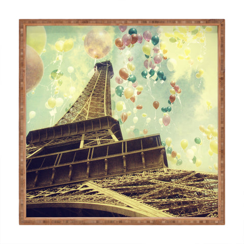 Chelsea Victoria Paris Is Flying Square Tray