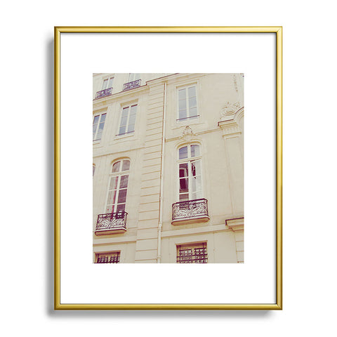 Chelsea Victoria Paris Windows Metal Framed Art Print