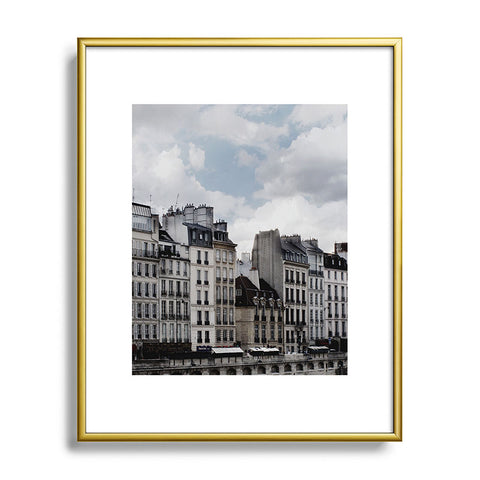 Chelsea Victoria Parisian Rooftops Metal Framed Art Print