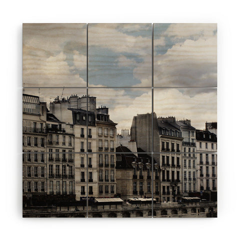 Chelsea Victoria Parisian Rooftops Wood Wall Mural