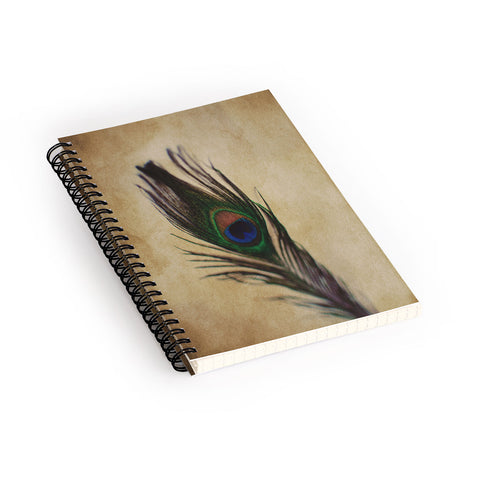 Chelsea Victoria Peacock Feather 2 Spiral Notebook