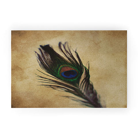 Chelsea Victoria Peacock Feather 2 Welcome Mat