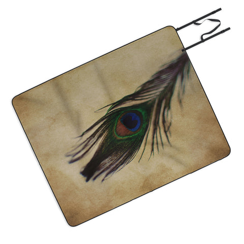 Chelsea Victoria Peacock Feather 2 Picnic Blanket
