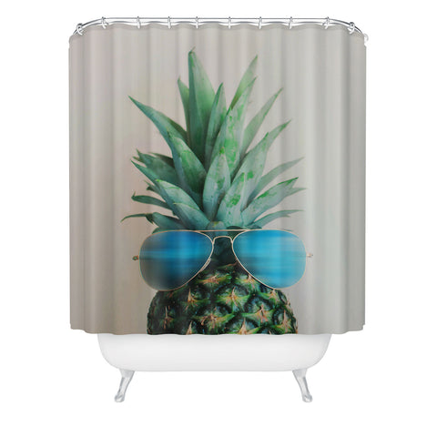 Chelsea Victoria Pineapple In Paradise Shower Curtain
