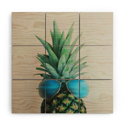 Chelsea Victoria Pineapple In Paradise Wood Wall Mural