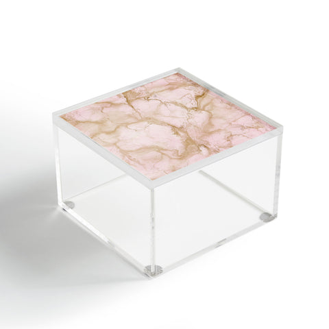 Chelsea Victoria Pink Marble Acrylic Box