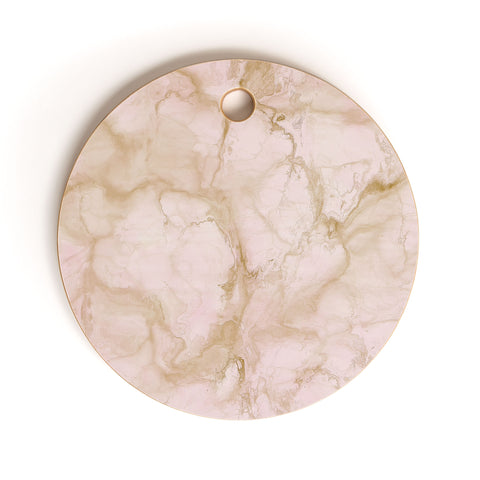 Chelsea Victoria Pink Marble Cutting Board Round