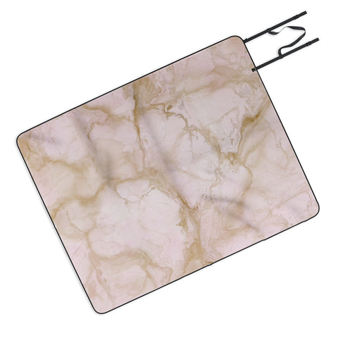 Chelsea Victoria Pink Marble Picnic Blanket