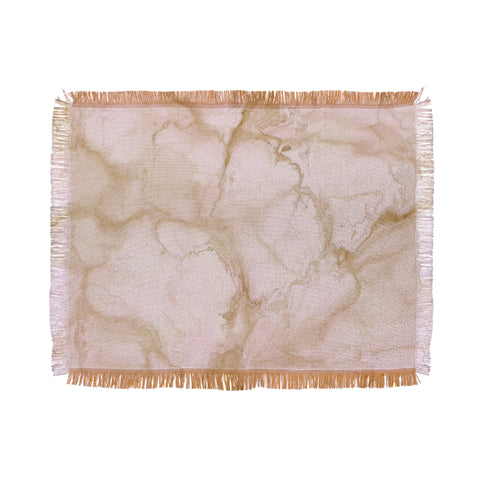 Chelsea Victoria Pink Marble Throw Blanket