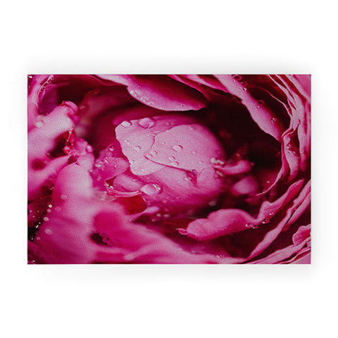 Chelsea Victoria Rain and Peonies Welcome Mat