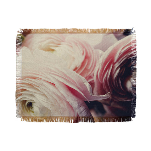 Chelsea Victoria Ranunculus Pop Throw Blanket