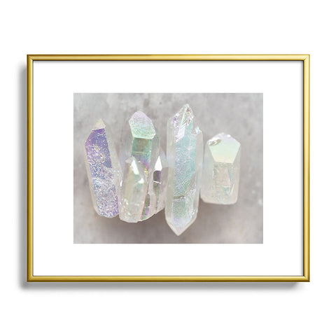 Chelsea Victoria Raw Crystals Metal Framed Art Print