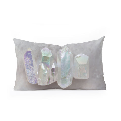 Chelsea Victoria Raw Crystals Oblong Throw Pillow